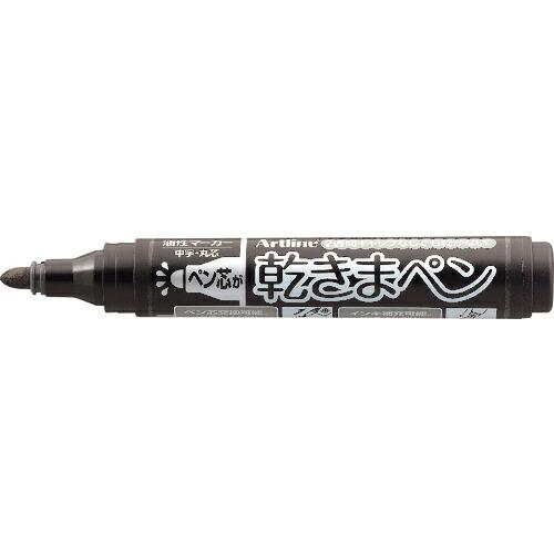 シヤチハタ 乾きまペン 中字丸芯 黒 ( K-177N-K ) シヤチハタ(株)
