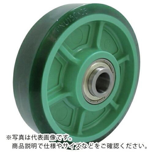 ヨドノ 樹脂製ウレタンゴム車輪(ベアリング入) 100 ( PNU100 ) (株)ヨドノ (メーカ...