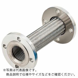 NFK 標準フランジ式フレキシブルホース(カラー式) フランジ10K/SUS304(ALLSUS304) 100A×1900L ( NK-3100/10K-SUS304-100A-1900L )｜orangetool