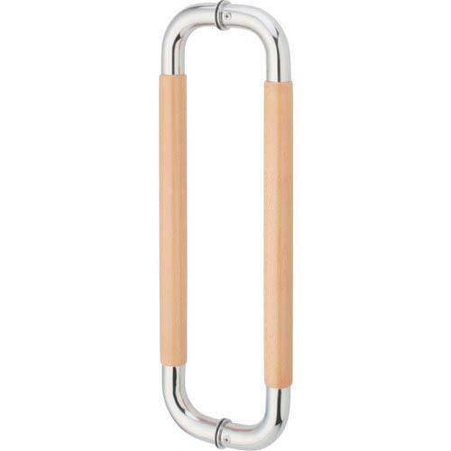 MK ナチュラルO型ハンドル 30X450mm 鏡面クローム ライトオーク ( W-5000-45Y...