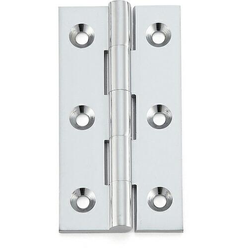 SUGATSUNE (170091230)黄銅製引抜平蝶番 ( KHB-60CR ) (メーカー取寄...