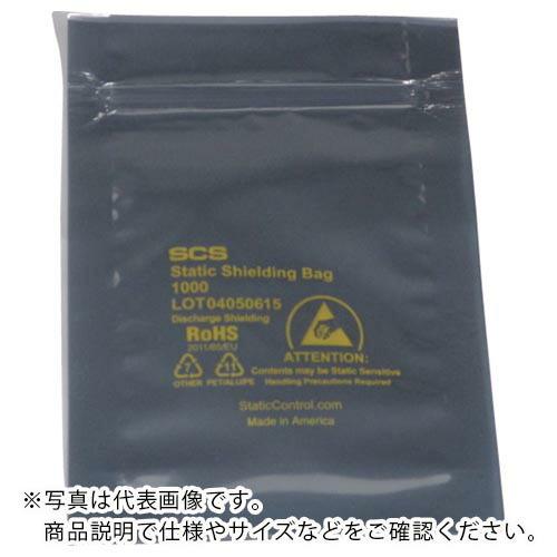 SCS 静電気シールドバッグ ジップトップタイプ457X457mm 100枚入 ( 3001818 ...