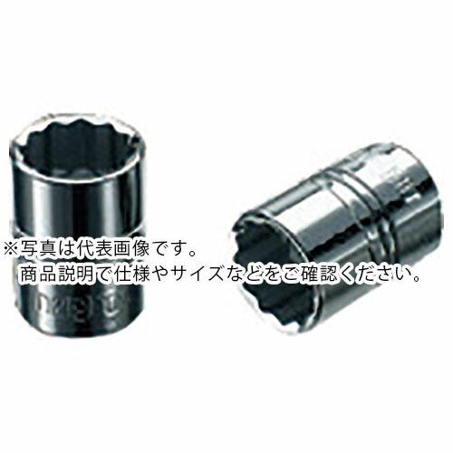 ネプロス インチ 6.3sq.ソケット(十二角) 対辺寸法1/2inch 差込角6.3mm 全長20...