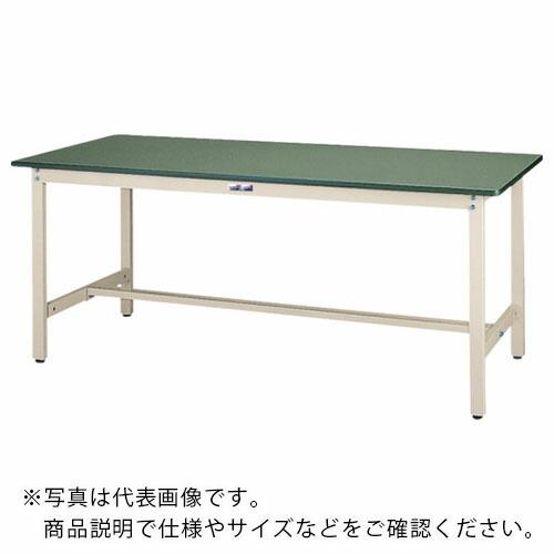 ヤマテック 軽量作業台 ワークテーブル300シリーズ 固定式 塩ビシート天板 W1500×D600×...