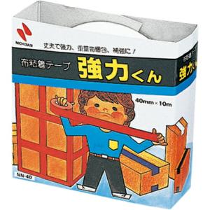 【SALE価格】ニチバン 布 強力くん NN-40 白 40mmX10m ( NN-405 )(10巻セット)ニチバン(株)｜orangetool