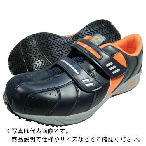 日進 マジックタイプ樹脂先芯入りスニーカー ネイビー 26.0cm ( V228NV-26.0 )