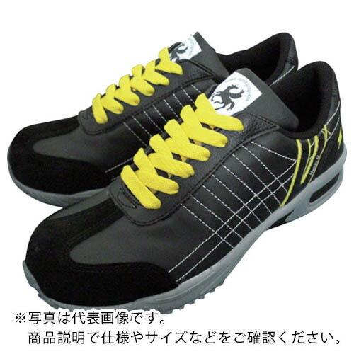 日進 静電耐滑樹脂先芯入りスニーカー 黒 24.5cm  ( V211BK-24.5 ) 日進ゴム(...