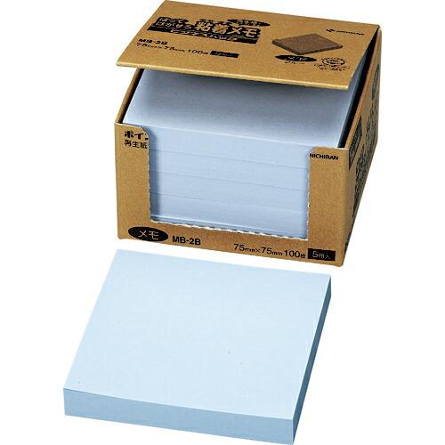 ニチバン ふせん ポイントメモ 75mmX75mm ( MB-2B ) ニチバン(株)