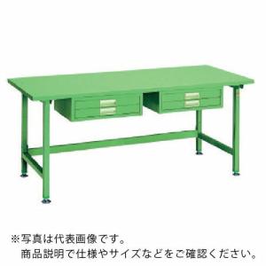 OS 中量作業台 スチール天板 間口1800×奥行750×高さ750mm 引出し付き ( NBS1876 )｜orangetool