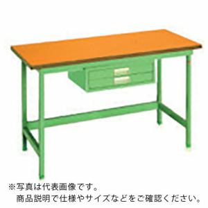 OS 中量作業台 木製天板 間口1200×奥行750×高さ750mm 引出し付き ( NBW1275 )｜orangetool