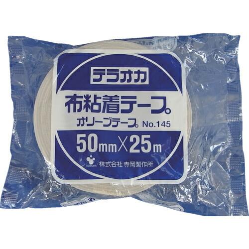 TERAOKA カラーオリーブテープ NO.145 シルバー 100mm×25M ( 145 SV-...