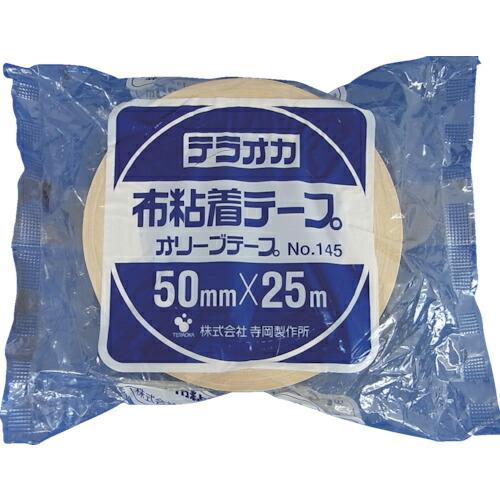 TERAOKA カラーオリーブテープ NO.145 黄 100mm×25M ( 145 Y-100X...
