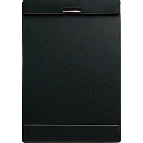 KING JIM クリツプボ-ド マグフラツプ A4 黒 短辺とじ 収納約30枚 背面・底面フラップ...