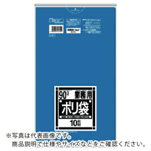 サニパック L-91Lシリーズ90L青 10枚 ( L-91-BL ) 日本サニパック(株)｜orangetool