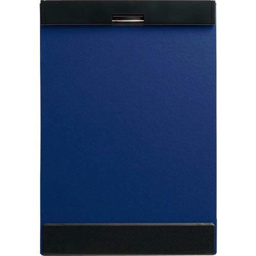 KING JIM クリツプボ-ド マグフラツプ A4 青 短辺とじ 収納約30枚 背面・底面フラップ...