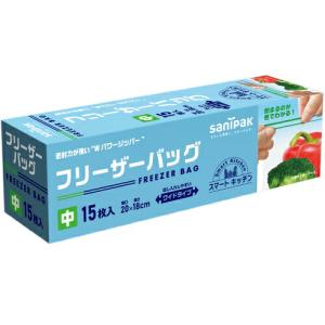 サニパック フリーザーバック(M)透明15枚 0.060mm ( KS37 ) 日本サニパック(株)｜orangetool