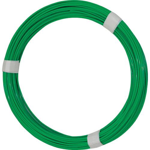WAKI カラーワイヤー 緑 番手12 線径2.5~2.6mm 長さ38m ( IW-325 ) (...