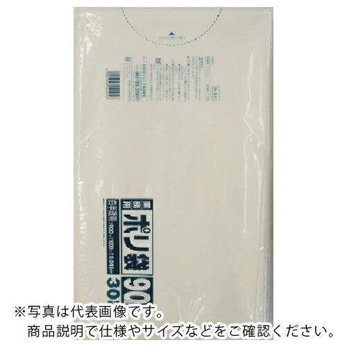 サニパック N-9H業務用ポリ袋白半透明90L 30枚 ( N-9H-HCL ) (10冊セット) ...
