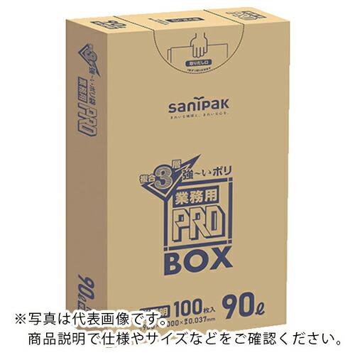 【SALE価格】サニパック PA93プロ3層90L 100枚 ( PA93-HCL ) 日本サニパッ...