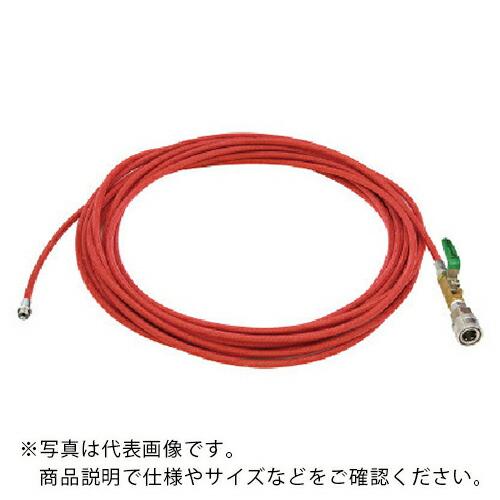 Asada 1/4PS洗管ホース コック付 10m SUSワンタッチカプラ仕様 ( HD03234 ...