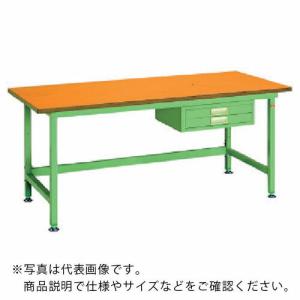OS 中量作業台 木製天板 間口1800×奥行750×高さ750mm 引出し付き ( NBW1875 )｜orangetool