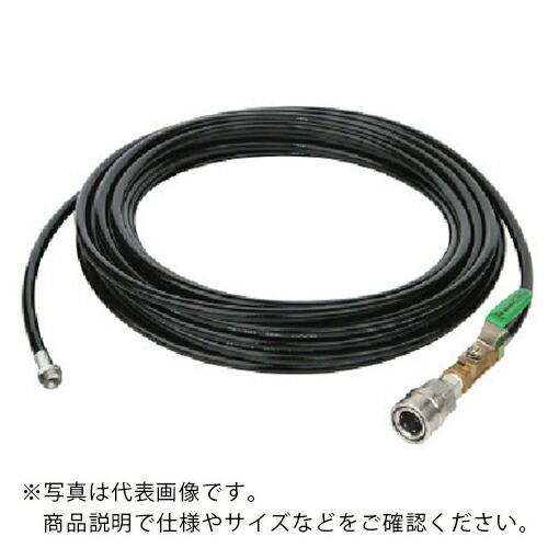 Asada 1/4洗管ホース コック付 10m SUSワンタッチカプラ仕様 ( HD03210 ) ...
