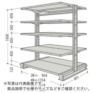 NF キャンチラック複式1連W1554D891H1800F5 ( CR65S-W5 ) (メーカー取寄)｜orangetool