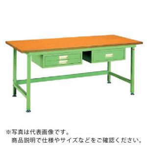 OS 中量作業台 木製天板 間口1800×奥行750×高さ750mm 引出し付き ( NBW1877 )｜orangetool