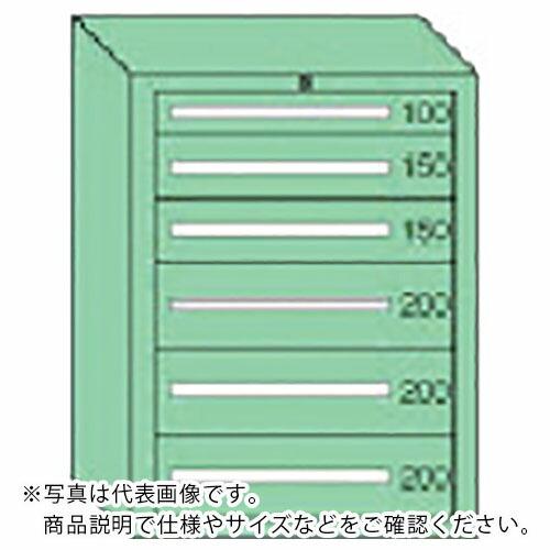OS デラックス重量キャビネット 間口811×奥行557×高さ1081mm(若草色) ( DX100...