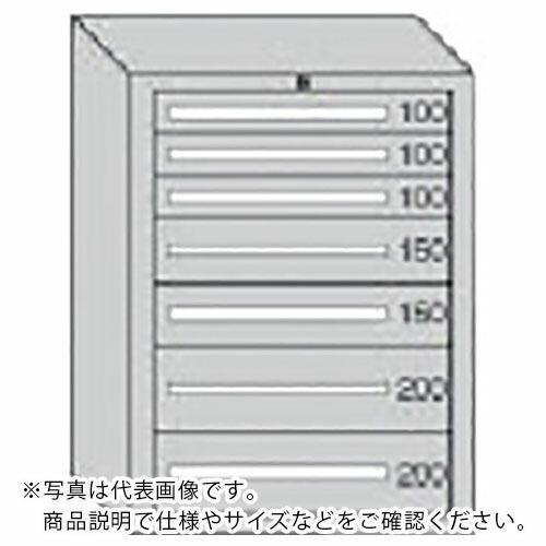 OS デラックス重量キャビネット 間口811×奥行557×高さ1081mm(ライトグレー) ( DX...