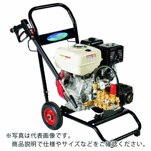 【SALE価格】スーパー工業 エンジン式高圧洗浄機  コンパクト&amp;カートタイプ ( SEC-1616...
