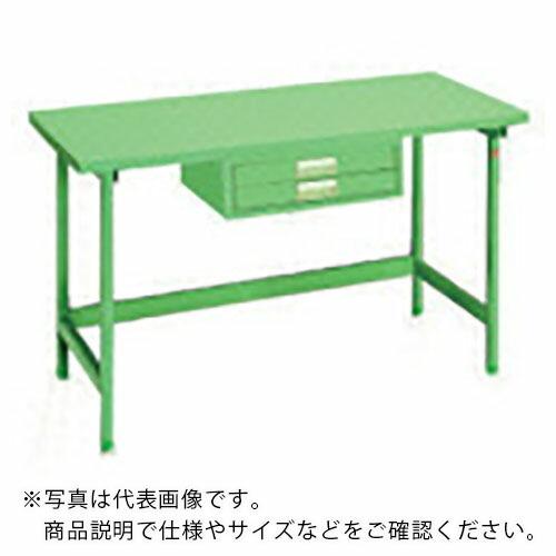 OS 中量作業台 スチール天板 間口1200×奥行750×高さ750mm 引出し付き ( NBS12...