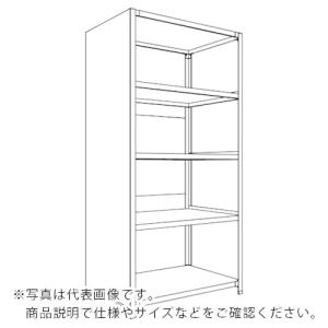 NF 背板・側板付軽量物品棚W900D600H1800F5  ( LA63L-25 )｜orangetool