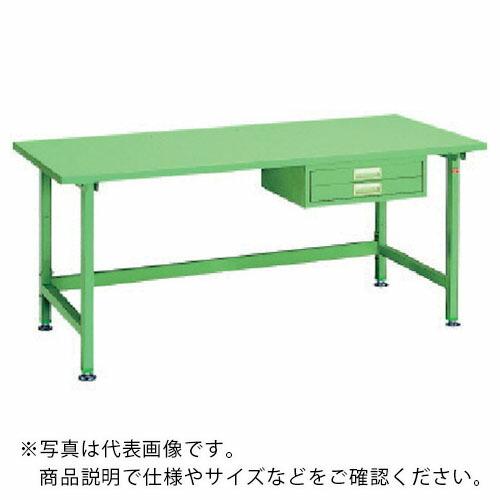 OS 中量作業台 スチール天板 間口1800×奥行750×高さ750mm 引出し付き ( NBS18...
