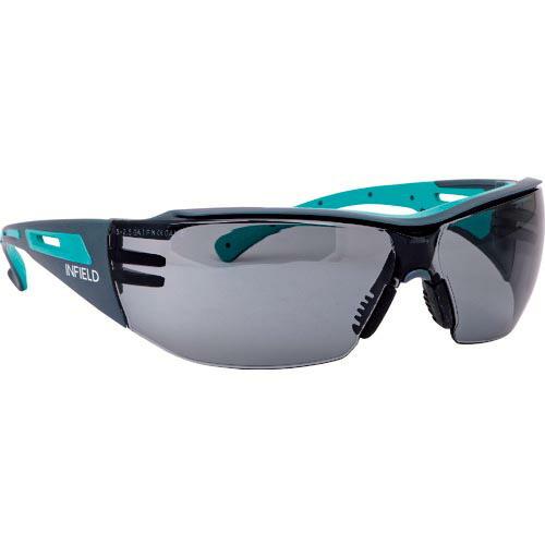 INFIELD セーフティグラス VICTOR ダークグレー/ターコイズブルー ( 9753 625...