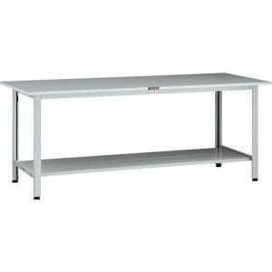 TRUSCO 軽荷重作業台(200kg)AO型 1800X750XH740 下棚2枚付 ホワイト色 ( AOR-1875LT2 ) トラスコ中山(株)｜orangetool