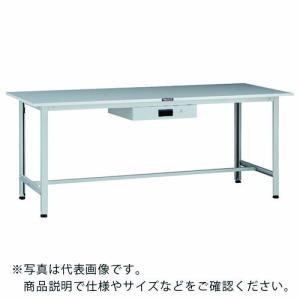 TRUSCO 軽荷重作業台(200kg)AO型 1800X600XH740 薄型1段引出付 ホワイト色 ( AOR-1860UDK1 ) トラスコ中山(株)｜orangetool