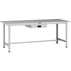TRUSCO 軽荷重作業台(200kg)AO型 1800X750XH740 薄型1段引出付 ホワイト色 ( AOR-1875UDK1 ) トラスコ中山(株)｜orangetool