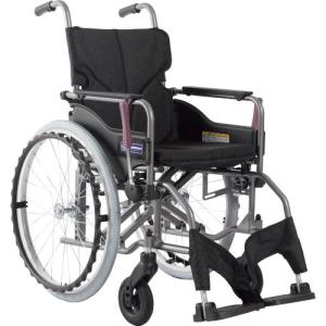 カワムラ 【非課税】 アルミ製標準型自走用車いすKMD-A22-40S-M黒 ( KMDA2240SMNO19 ) (株)カワムラサイクル (メーカー取寄)｜orangetool