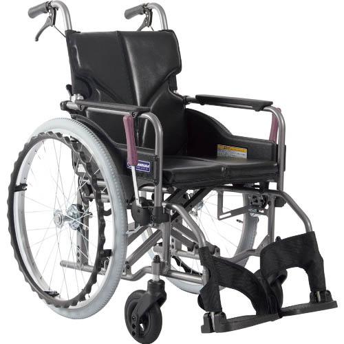 カワムラ 【非課税】 アルミ製標準型自走用車いすKMD-A22-40-Mエコブラック ( KMDA2...