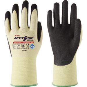 トワロン 耐切創手袋 アクティブグリップATA534 10/XL ( 534-XL ) (株)東和コーポレーション｜orangetool