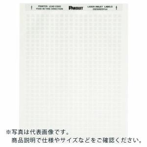 PANDUIT レーザープリンター用ラベル コンポーネントラベル 幅20.3mmx高さ5.1mm ポリエステル 白 8 枚/列 10,000枚入り  ( C080X020YJJ )｜orangetool