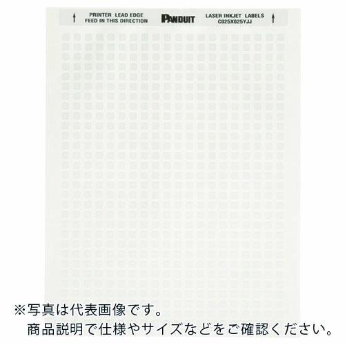 PANDUIT レーザープリンター用ラベル コンポーネントラベル 幅20.3mmx高さ5.1mm ポ...