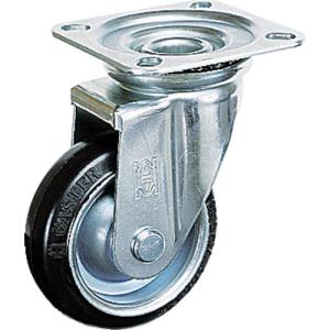 OH プレスキャスターJタイプ中荷重用 ゴム車 自在(ベアリング入り)車輪径150mm ( OHJ-150 ) オーエッチ工業(株)｜orangetool