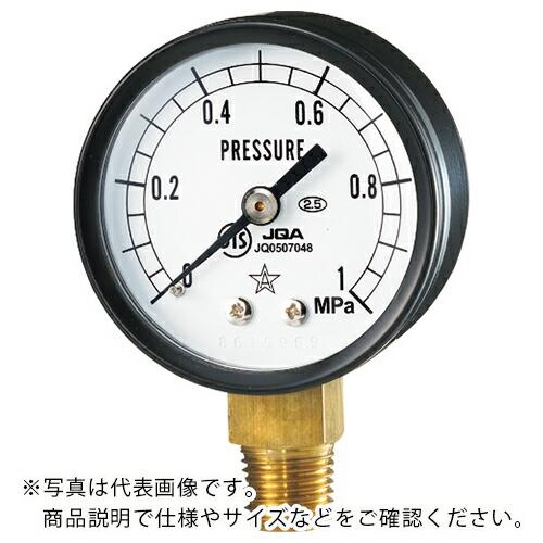 右下 ( 右下精器製造 )　一般圧力計　圧力レンジ０〜４ＭＰａ　接続部サイズＲ１／４ ( S-11-...
