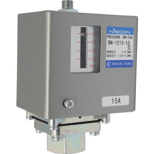 日本精器 圧力スイッチ 設定圧力0.03~0.3MPa ( BN-1213-10 (0-0.8MPA...