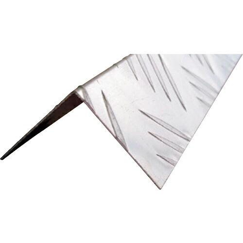 光モール アルミアングル縞目柄 AL40×40 1000mm ( 1291 ) (株)光モール