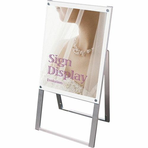 TOKISEI ポスター用スタンド看板 A2片面ホワイト  ( PSSKA2KW )