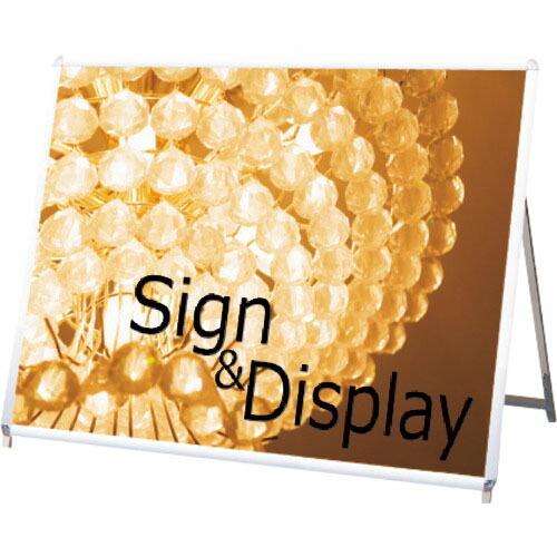 TOKISEI ポスターグリップスタンド看板 屋外用 B0横ロウ片面シルバー  ( PGSKB0YL...