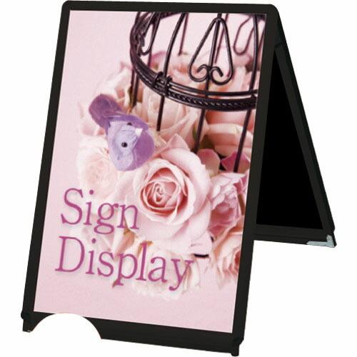 TOKISEI ポスターグリップスタンド看板 屋内用 B1ロウ両面ブラック ( PGSKB1LRB ...